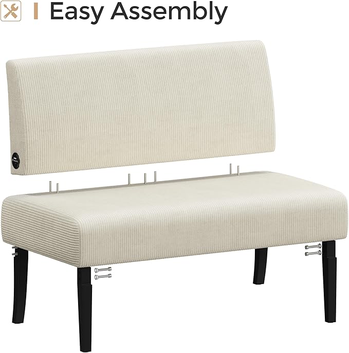 Yaheetech Small Mini Sofa Couch Armless Loveseat Futon - Image 6