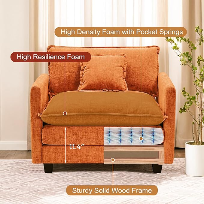 Furniliving Oversized Accent Chair - Image 3