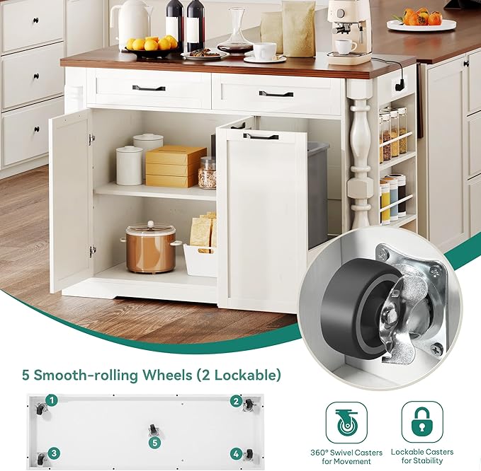 YITAHOME Americana Kitchen Island - Image 9
