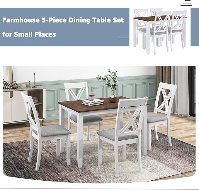 Ball & Cast 5-Piece Dining Table Set - Image 4