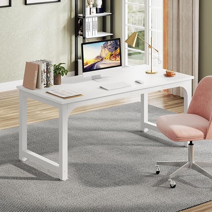 Tribesigns 63”Executive Desk, Large Office Computer Desk - Image 3