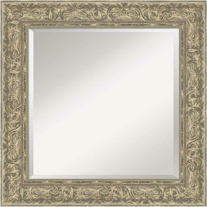 Amanti Art Silver Bathroom Mirror by AmantiArt