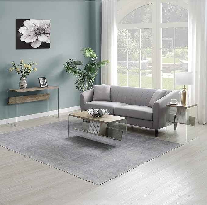 Convenience Concepts SoHo Modern Living Storage Shelf, Contemporary Coffee Table - Image 6