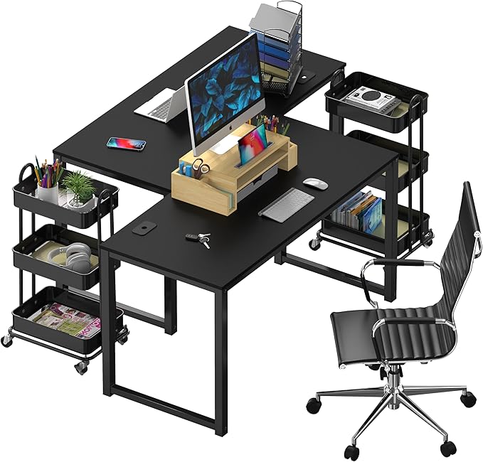 SHW 48-Inch Commercial-Grade Office Computer Desk - Image 5