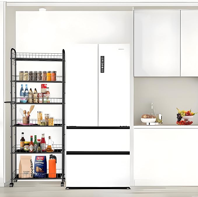 Slim Rolling Cart, 6-Tier Storage Cart - Image 5