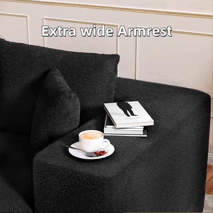 Cloud Sectional Couch, 104”L-Shape Oversized Sofa - Image 7