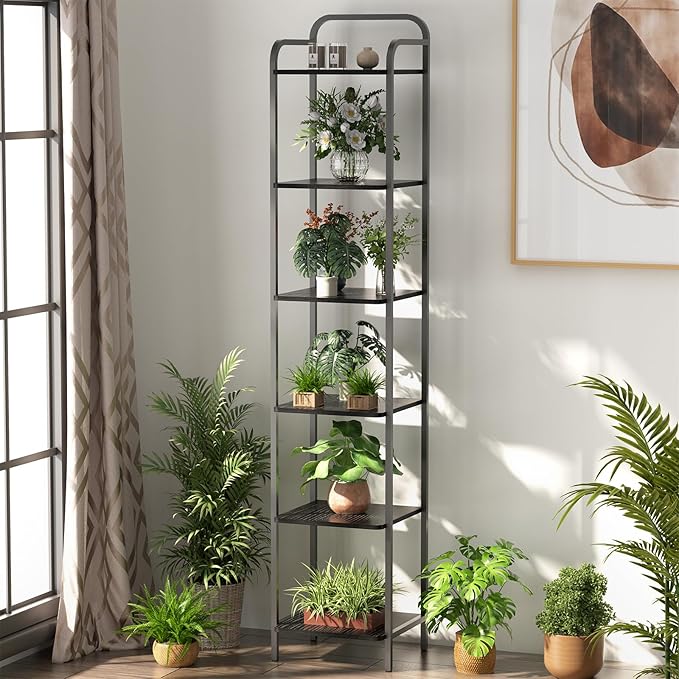 Book Shelf, 6 Tier Bookshelf, Bookcase - Image 3