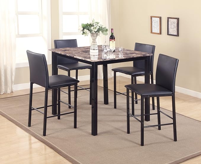 Roundhill Furniture Citico Counter Height Dining Chairs - Image 5