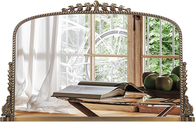 Vintage Baroque Arched Mirror by Wemily