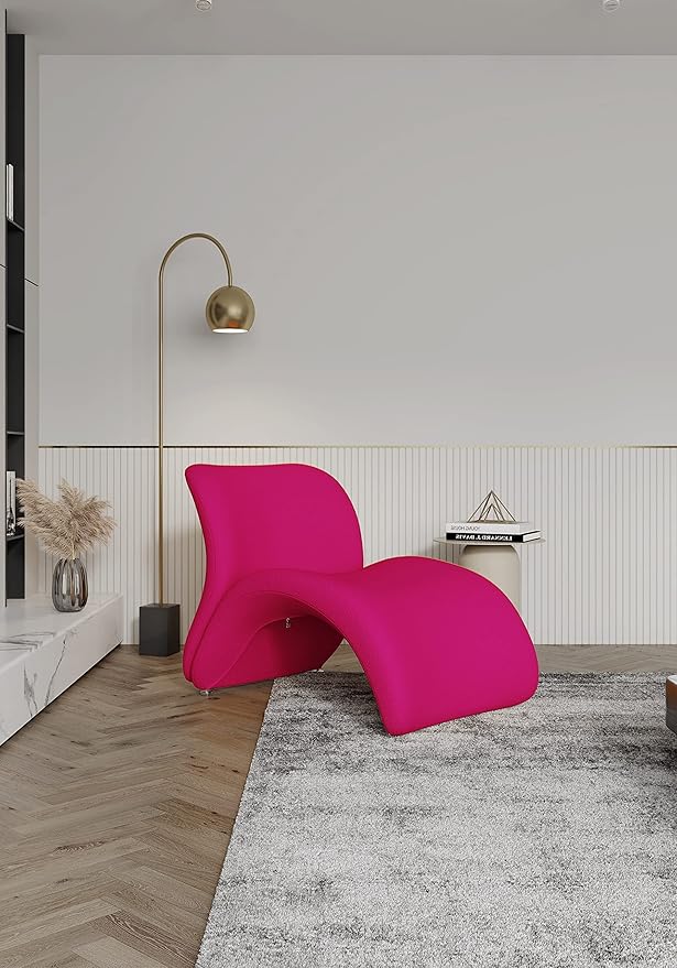 Manhattan Comfort Rosebud Modern Accent Chair Upholstered in Wool Blend - Image 5