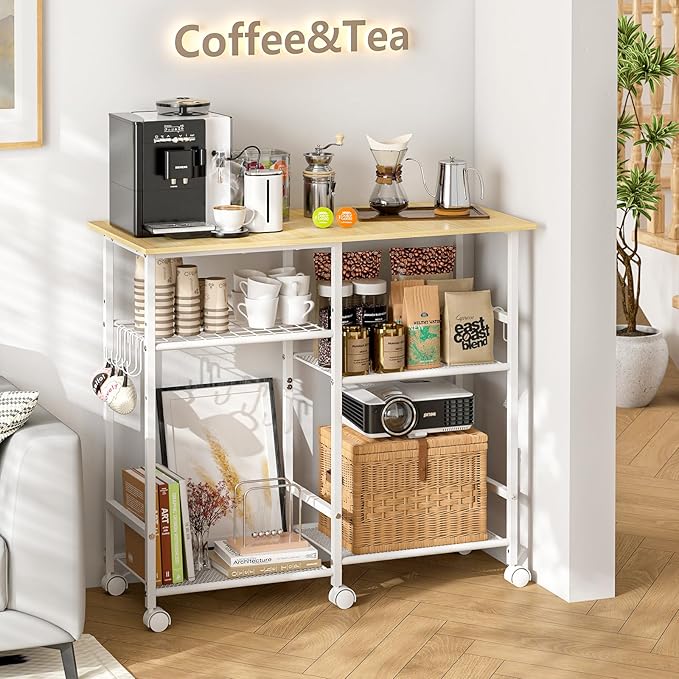Kitchen Microwave Cart, Microwave Stand - Image 6