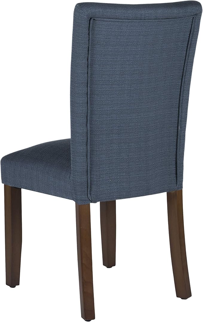 HomePop Parsons Classic Upholstered Accent Dining Chair, Single Pack, Dark Blue - Image 9