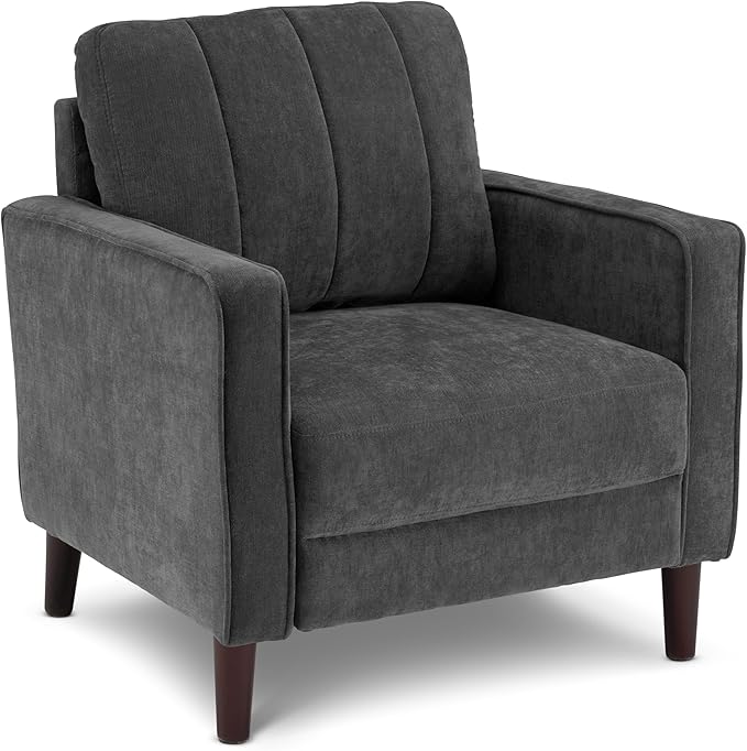 Bush Home 32-inch Accent Chair, Living Room Furniture, Max Collection, Iron - Image 3