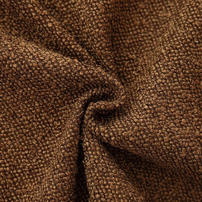 Foindtower Pack of 2 Textured Boucle Throw Pillow Covers Accent Solid Pillow - Image 3