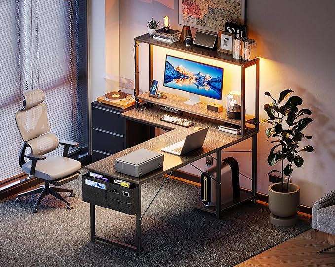 AODK L Shaped Desk Gaming Desk - Image 7