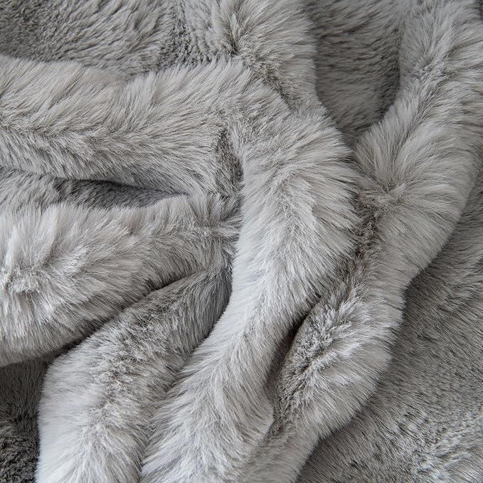 VM VOUGEMARKET Plush Sofa Cover Thick Faux Fur Shaggy Fuzzy Sectional Couch - Image 6