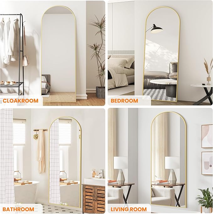 Full Length Arched Mirror, Living Room, Dressing Room - Image 3