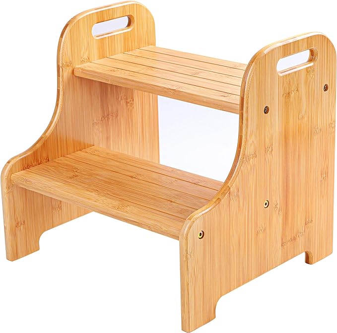 VaeFae Bamboo 2 Step Stool by VaeFaeDirect