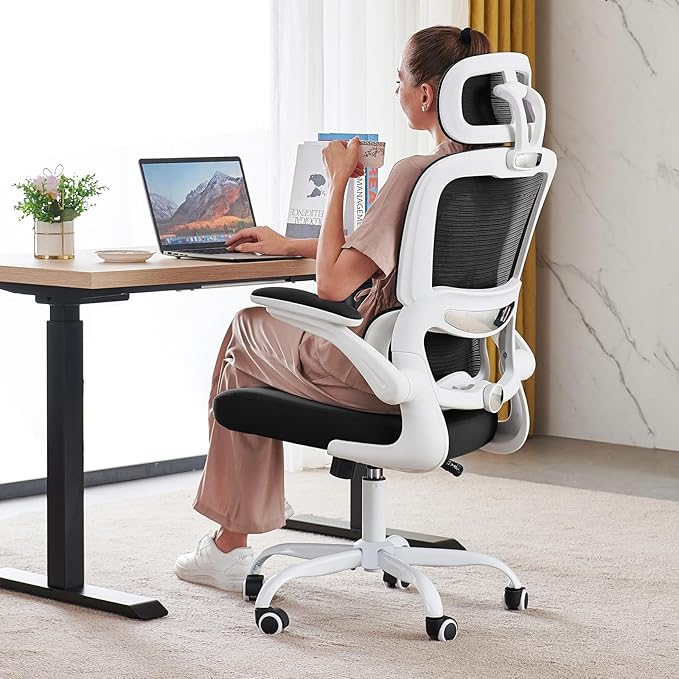 TRALT Office Chair Ergonomic Desk Chair, 330 LBS Home Mesh Office Desk Chairs by TRALT