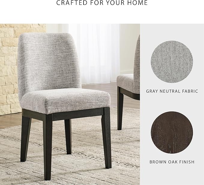 Signature Design by Ashley Burkhaus Traditional Upholstered Dining Chair - Image 5
