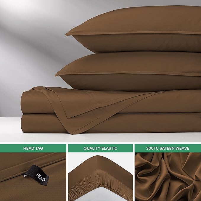 Queen Sheets by Pure Bamboo, Genuine 100% Organic Viscose Derived from Bamboo - Image 6