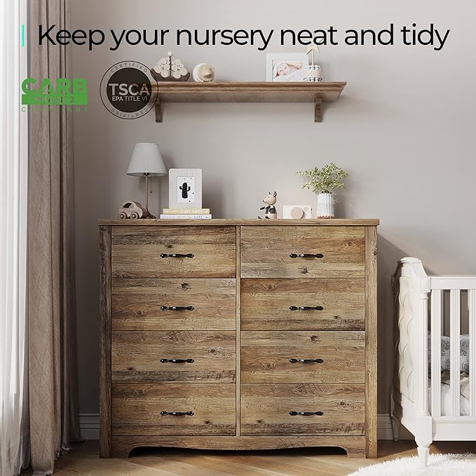 LINSY HOME 8-Drawer Dresser - Image 7