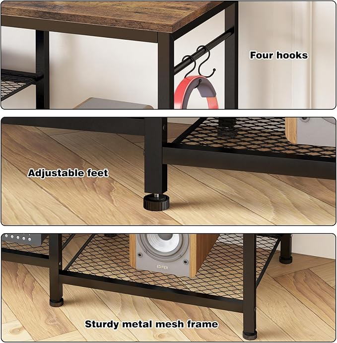 YGEOMER TV Stand Entertainment Center - Image 6