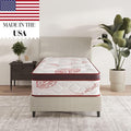 Ottomanson Twin 13" Luxury I Eurotop Mattress, Medium-Firm Memory Foam Comfort by Ottomanson