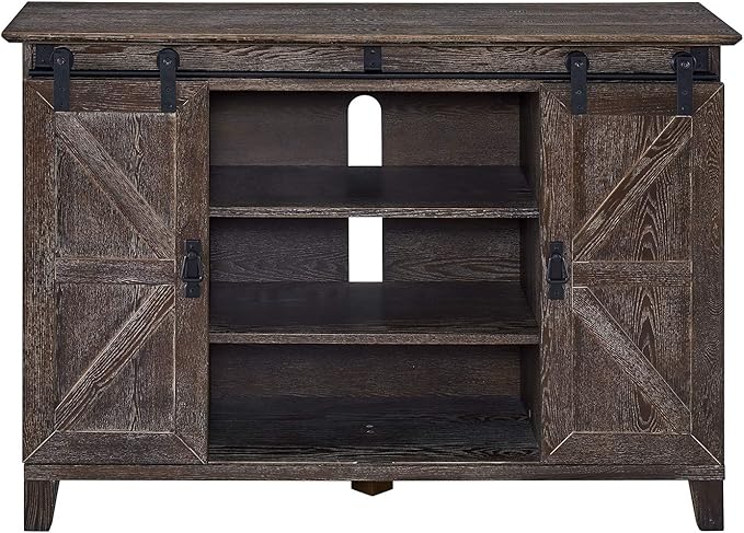 SEI Furniture Holmes Barn Door TV Stand - Image 5