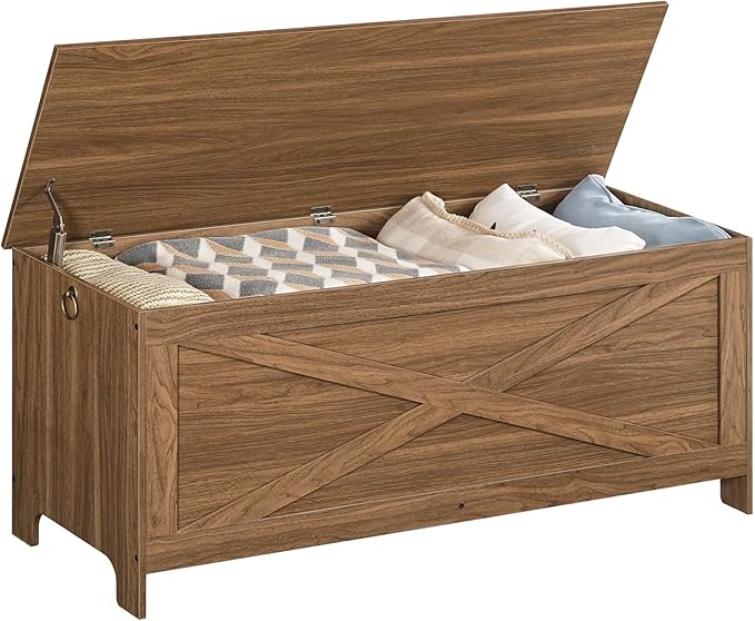 47.2" Toy Chest, Sturdy Entryway Storage Chest - Image 8