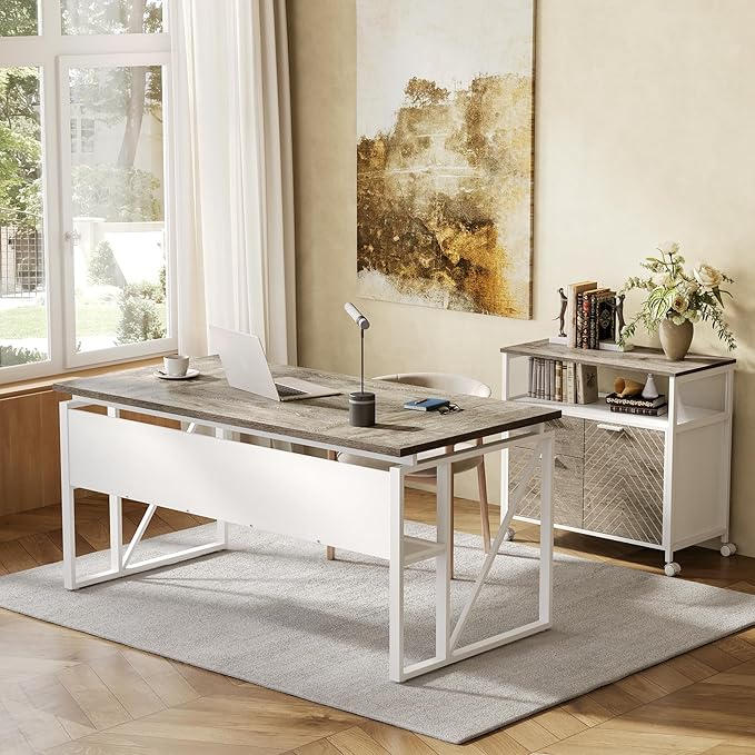 LITTLE TREE 63-Inch Office Desk - Image 4