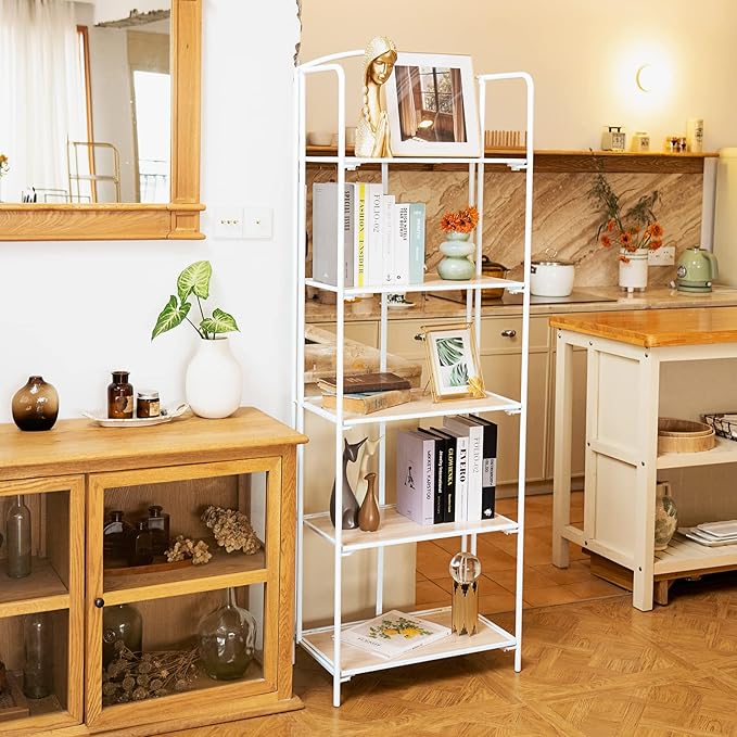 Crofy No Assembly Folding Bookshelf - Image 2