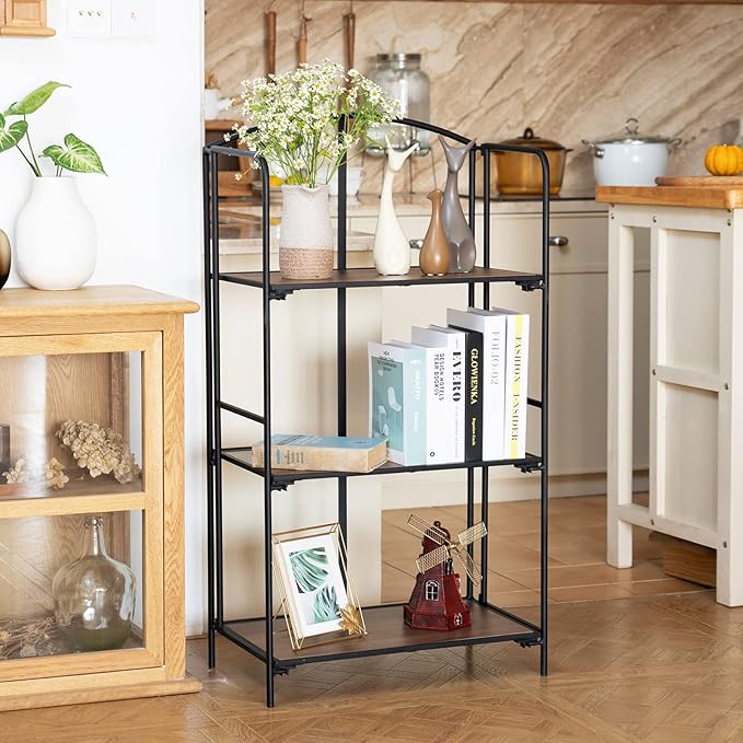 Crofy No Assembly Folding Bookshelf - Image 2