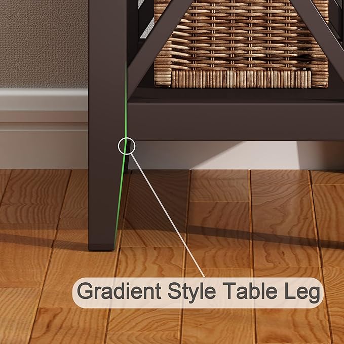 ChooChoo End Table, MDF Material Flip Top Narrow End Table - Image 7
