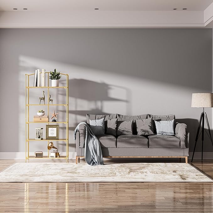 Crofy No Assembly Folding Bookshelf - Image 5