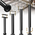 4 Pcs Adjustable Bed Frame Center Support Legs, Heavy Duty Cold Rolled Steel by Laowu