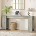 Tribesigns 70.9-Inch Extra Long Console Table, Farmhouse Wood Sofa Table Behind by Tribesigns