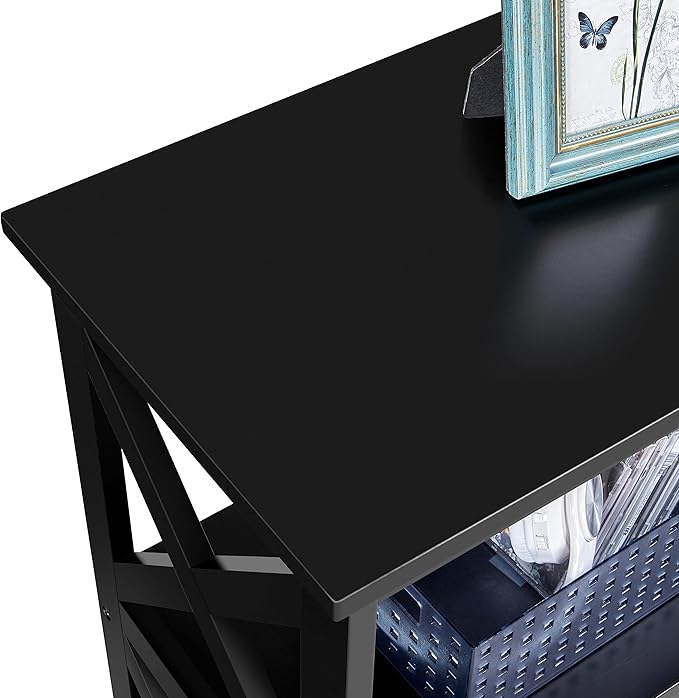 Yaheetech Entryway Table with Storage Shelves, Console Table with Power Outlets - Image 8