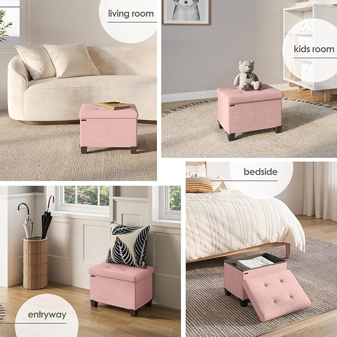 STORAGEBUD Storage Ottoman Cube - Image 4