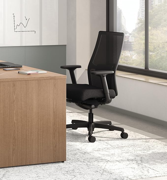 HON Ignition 2.0 Mid Back Task Chair, Advanced Synchro-Tilt Control, Office - Image 7