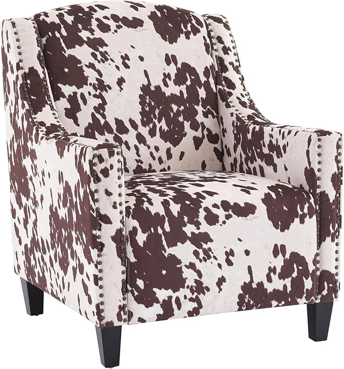 Ball & Cast Upholstered Arm Chair, Classic American Style Flower Design Fabric - Image 5