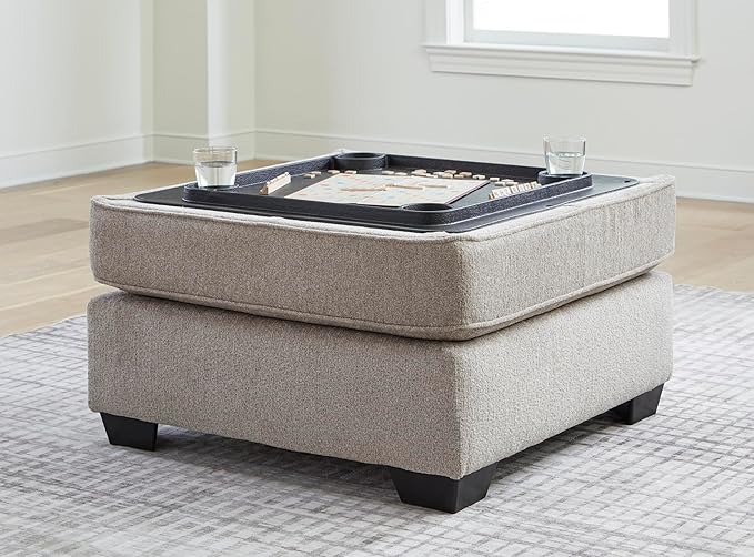 Signature Design by Ashley Claireah Casual Square Storage Ottoman - Image 9