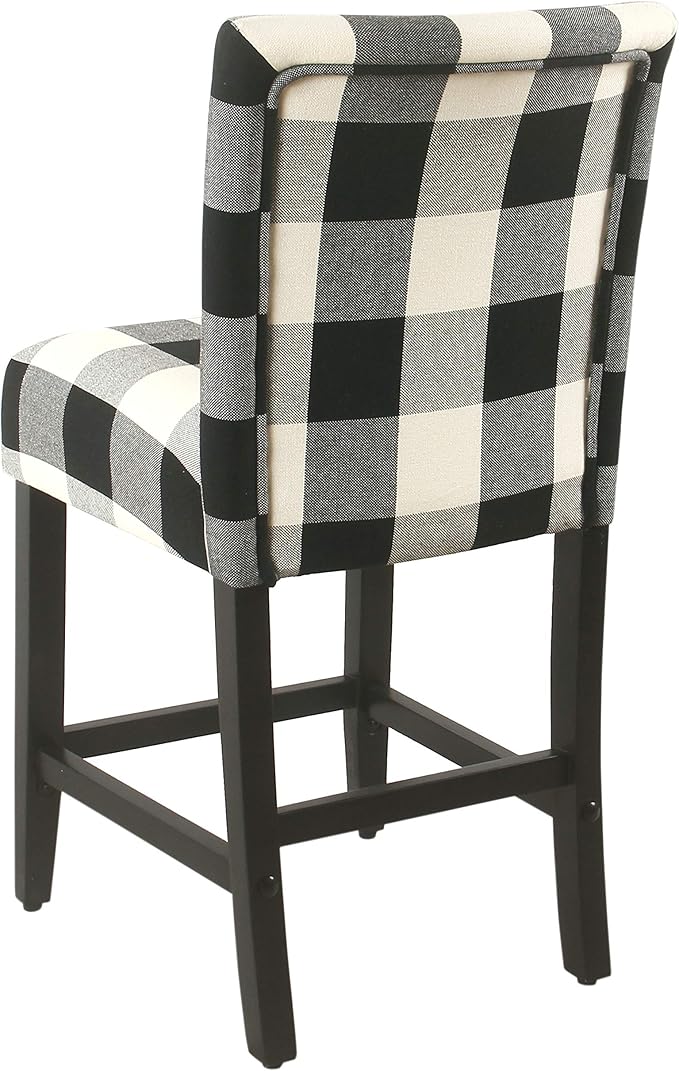 'HomePop by Kinfine Fabric Upholstered Counter Height Barstool - Image 6