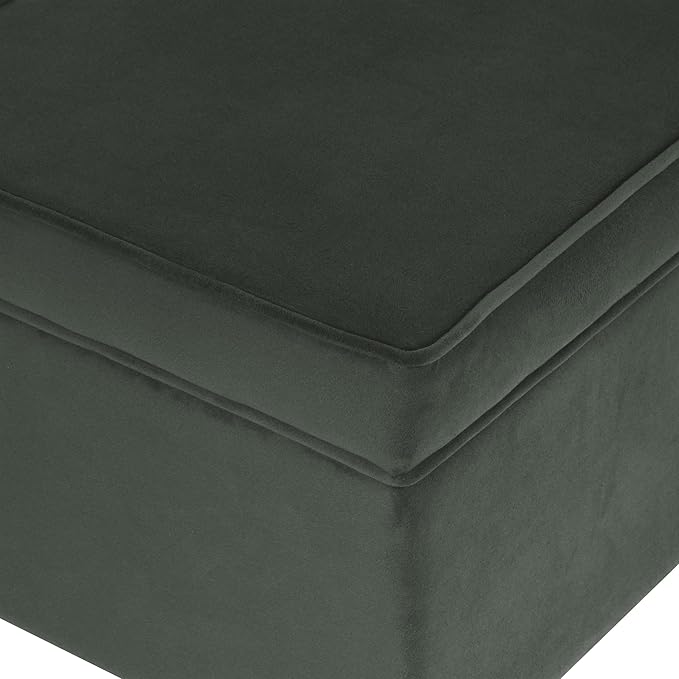 Home Decor | Dinah Collection Modern Storage Ottoman | Ottoman - Image 7