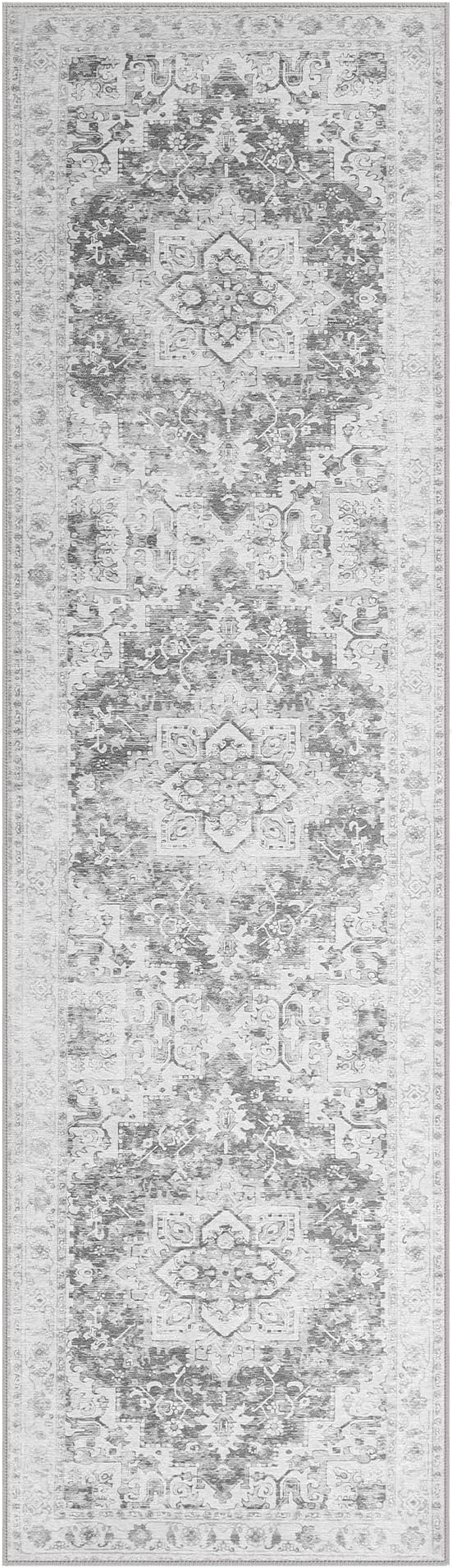 GENIMO Runner Rug 2x7, Non Slip Vintage Machine Washable Hallway Runner - Image 8