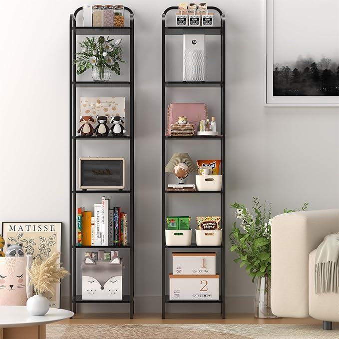 Book Shelf, 6 Tier Bookshelf, Bookcase - Image 5