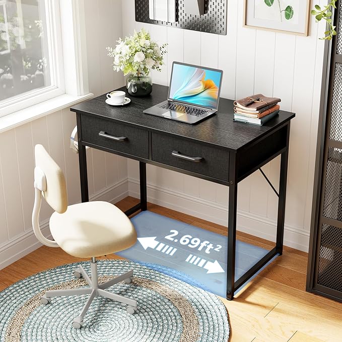 Casaottima 32 Inch Small Office Computer Desk - Image 4