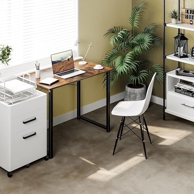 Coleshome 32 Inch Computer Desk, Modern Simple Style Desk - Image 5
