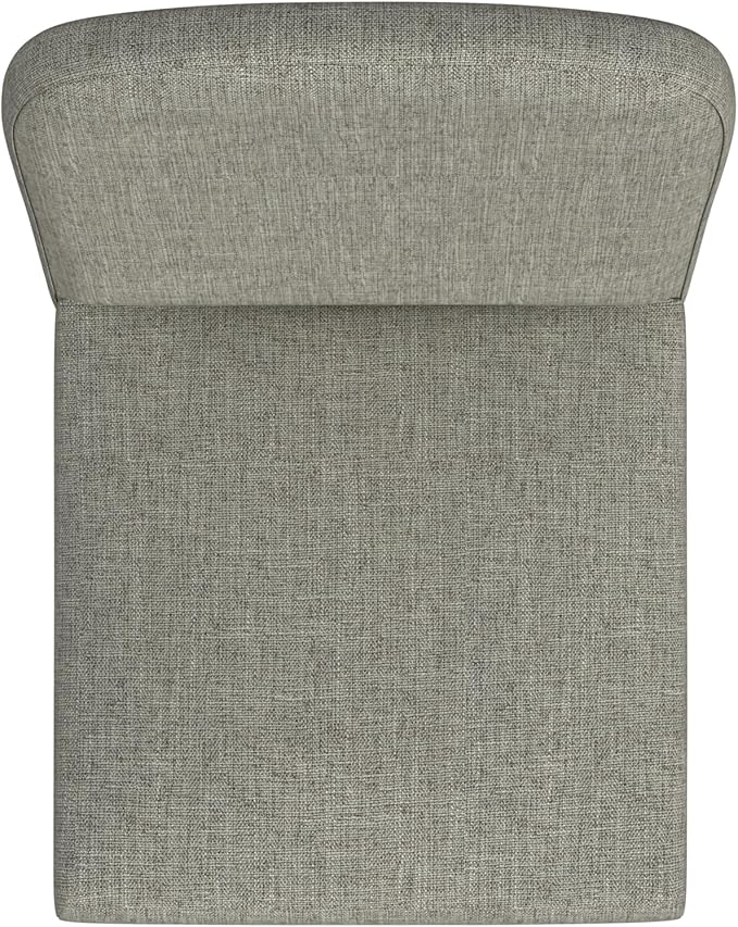 HomePop Rounded Back Upholstered Dining-Chair - Image 7