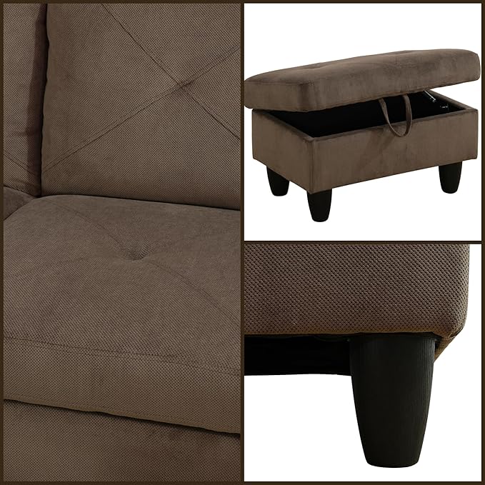 L Shaped Sectional Couches, Modern Modular Sectional Sofa - Image 5